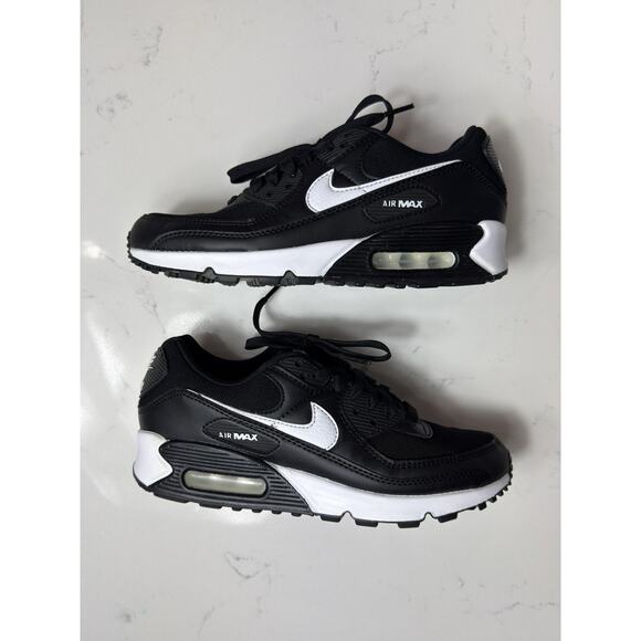 Nike Air Max 90 Shoes Women's Size 8 Black White Running Sneakers DH8010-002 - Picture 7 of 7